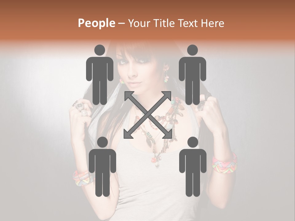 Accessories Face Cute PowerPoint Template