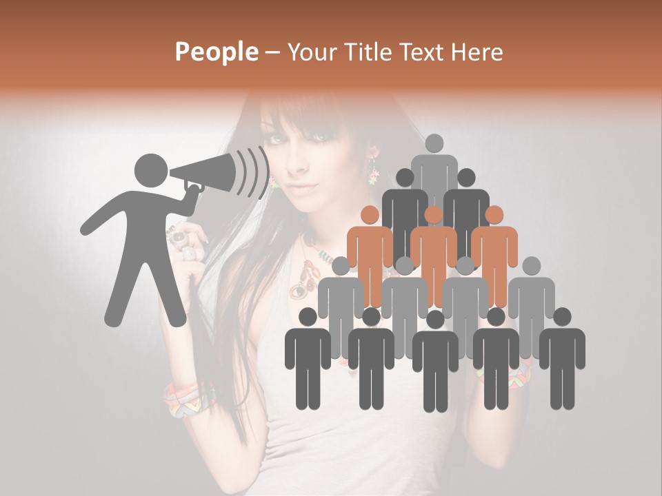 Accessories Face Cute PowerPoint Template