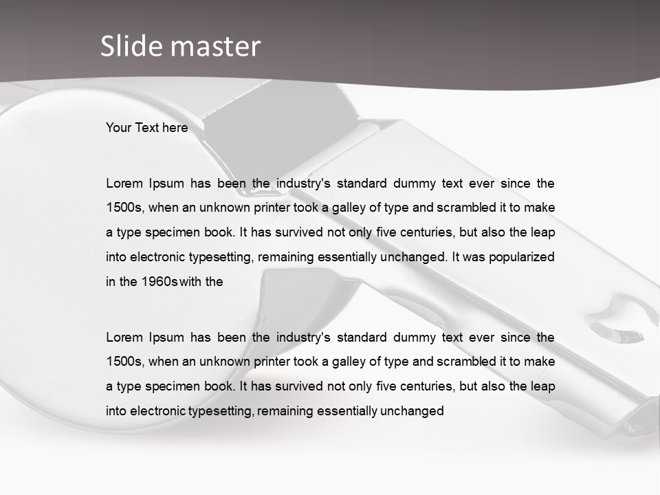 Chrome Olympic Iconic PowerPoint Template