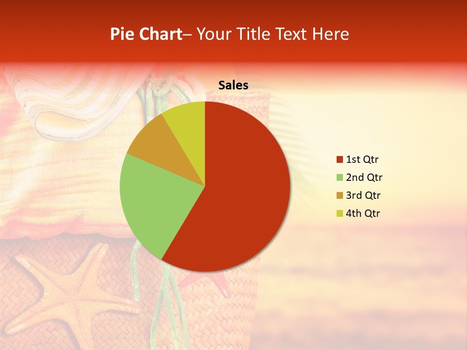 Ocean Sundown Accessories PowerPoint Template