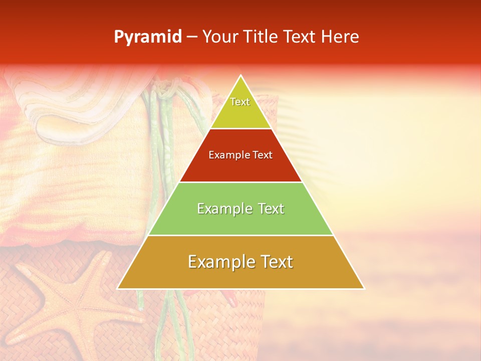 Ocean Sundown Accessories PowerPoint Template