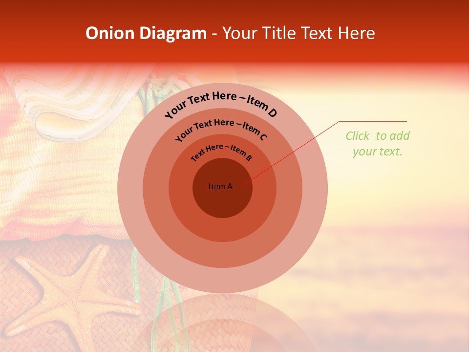 Ocean Sundown Accessories PowerPoint Template