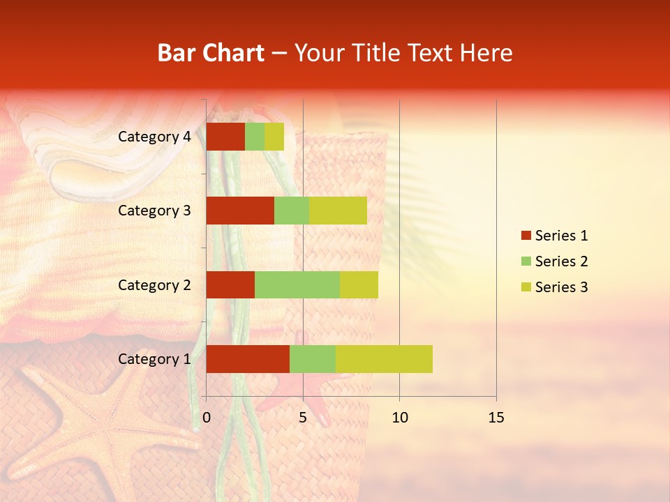 Ocean Sundown Accessories PowerPoint Template