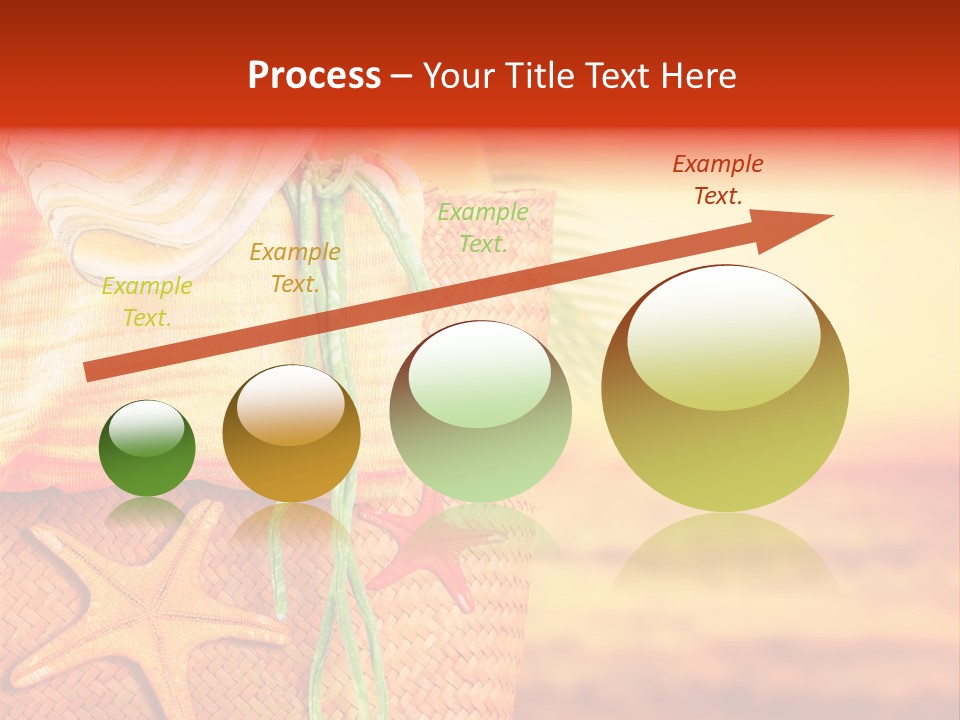 Ocean Sundown Accessories PowerPoint Template