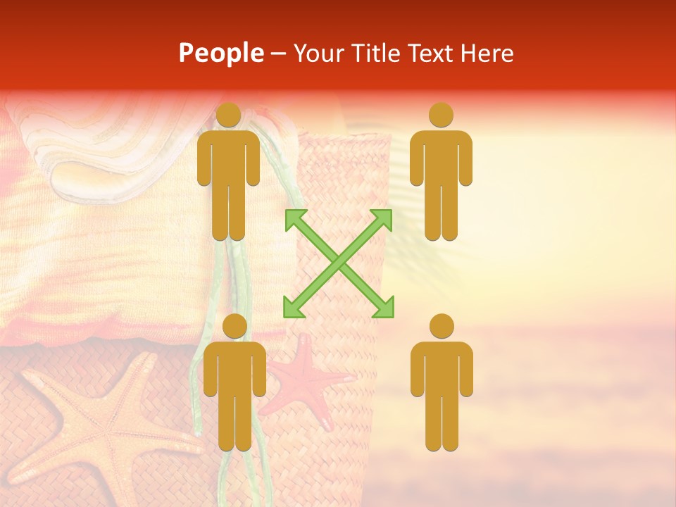 Ocean Sundown Accessories PowerPoint Template