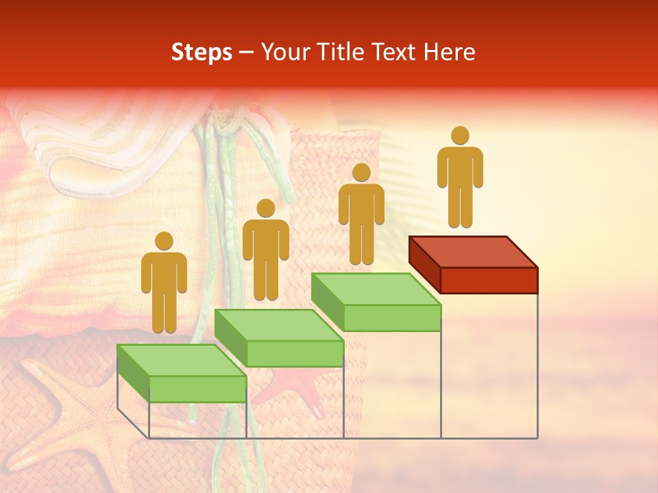 Ocean Sundown Accessories PowerPoint Template