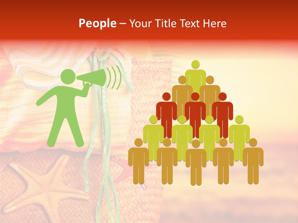 Ocean Sundown Accessories PowerPoint Template