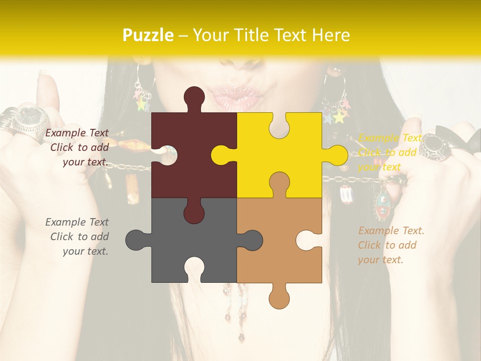 Pretty Beauty Fashion PowerPoint Template