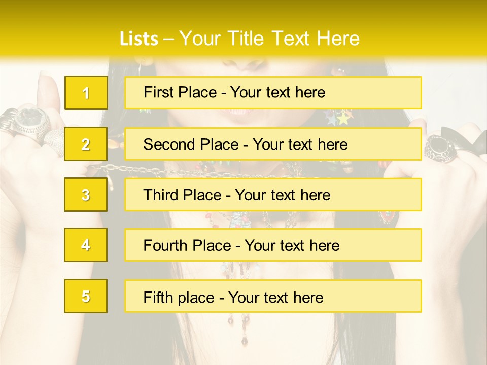 Pretty Beauty Fashion PowerPoint Template