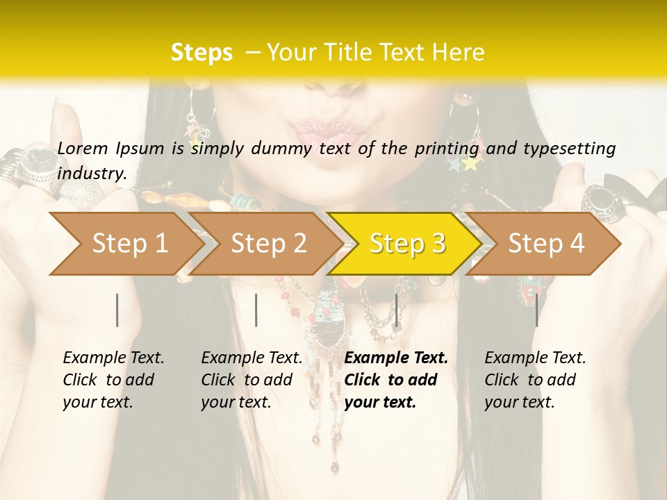 Pretty Beauty Fashion PowerPoint Template