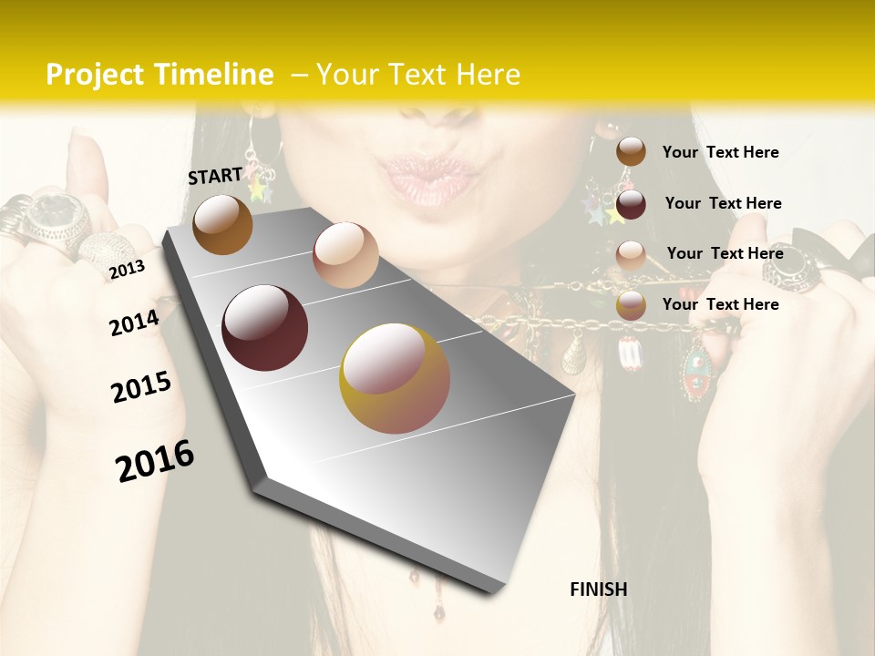 Pretty Beauty Fashion PowerPoint Template