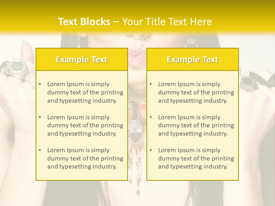 Pretty Beauty Fashion PowerPoint Template