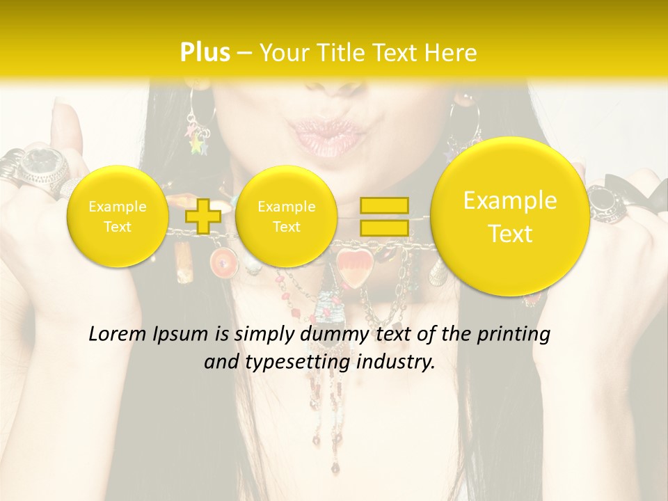 Pretty Beauty Fashion PowerPoint Template