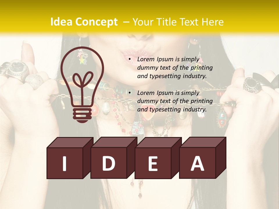 Pretty Beauty Fashion PowerPoint Template