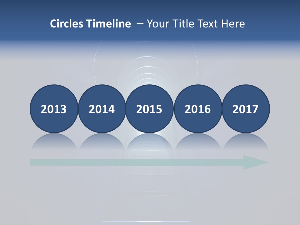 Symbol Blue Security PowerPoint Template