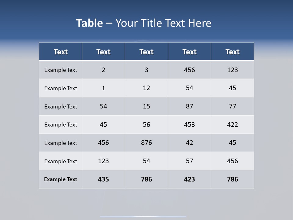 Symbol Blue Security PowerPoint Template