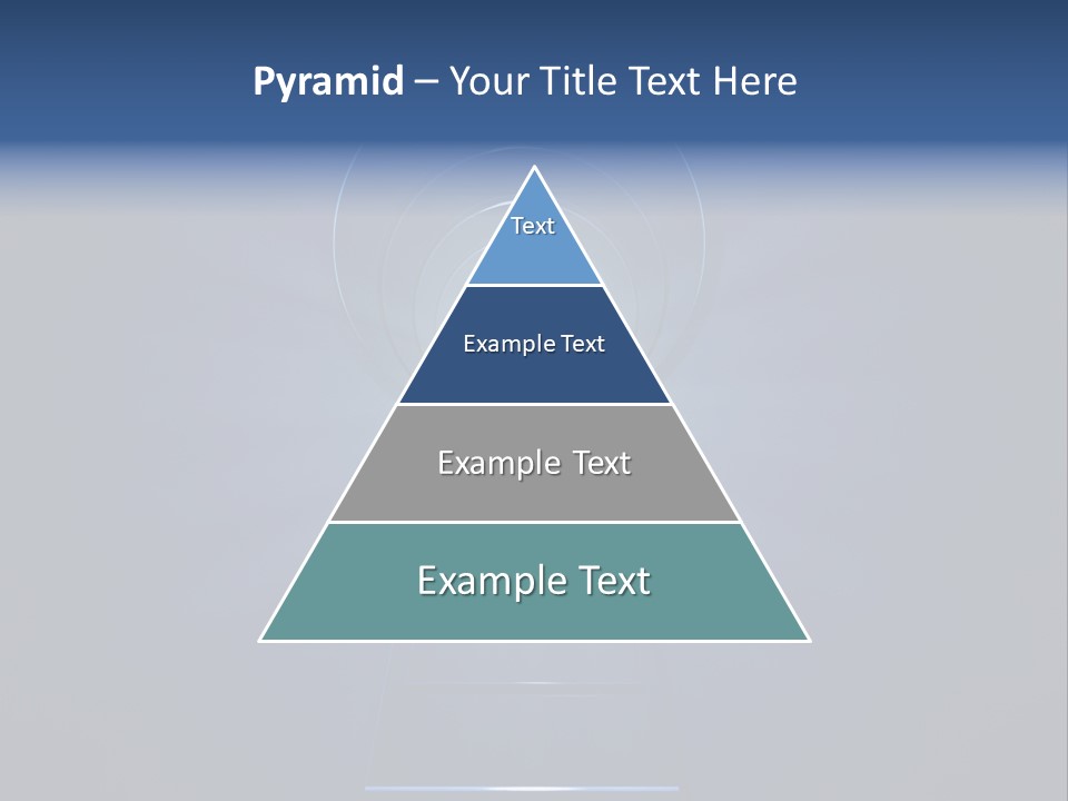 Symbol Blue Security PowerPoint Template