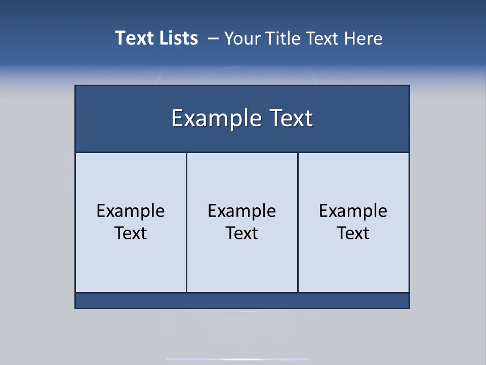 Symbol Blue Security PowerPoint Template