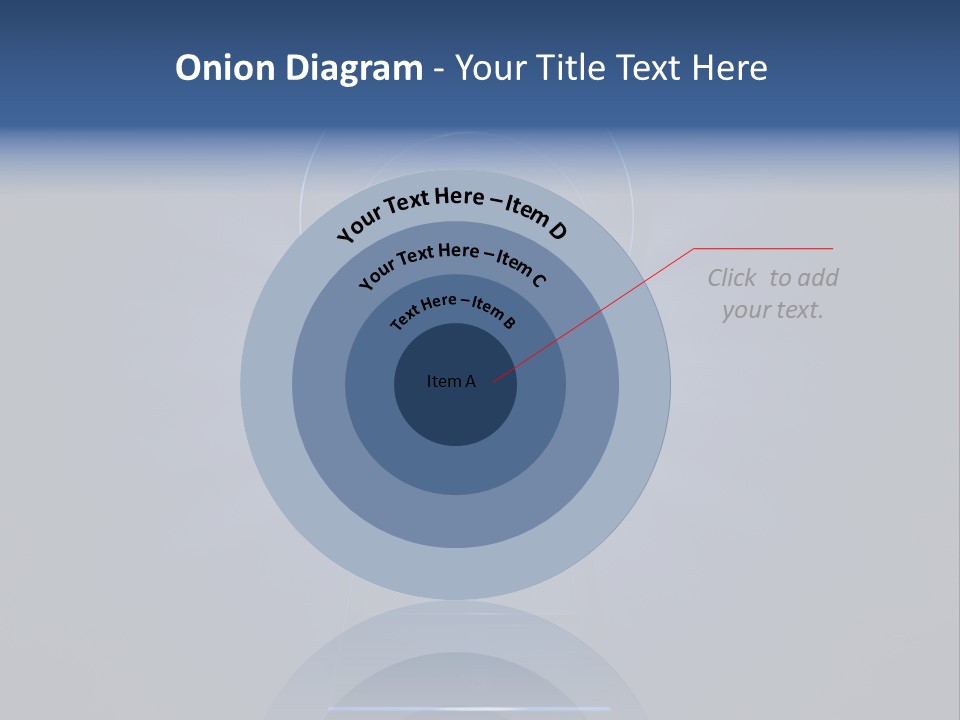 Symbol Blue Security PowerPoint Template