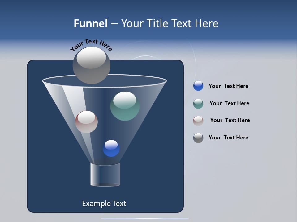 Symbol Blue Security PowerPoint Template