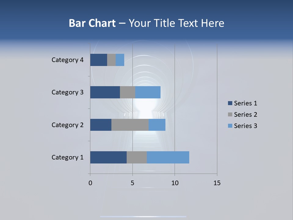 Symbol Blue Security PowerPoint Template