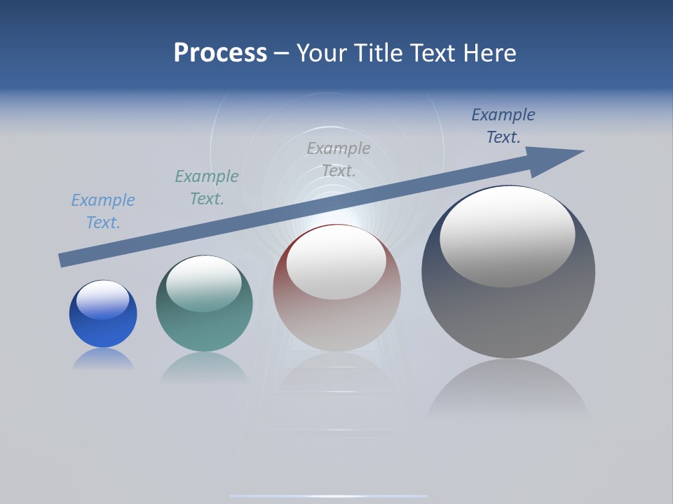 Symbol Blue Security PowerPoint Template