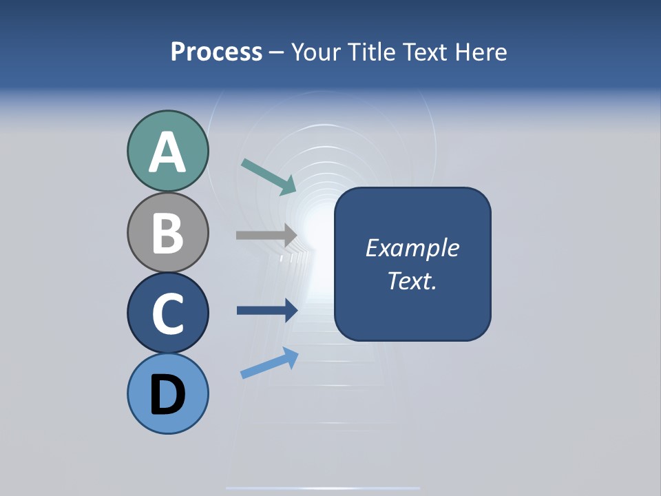 Symbol Blue Security PowerPoint Template