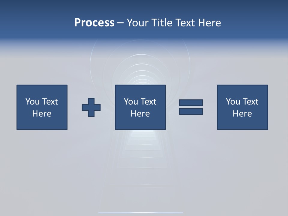 Symbol Blue Security PowerPoint Template