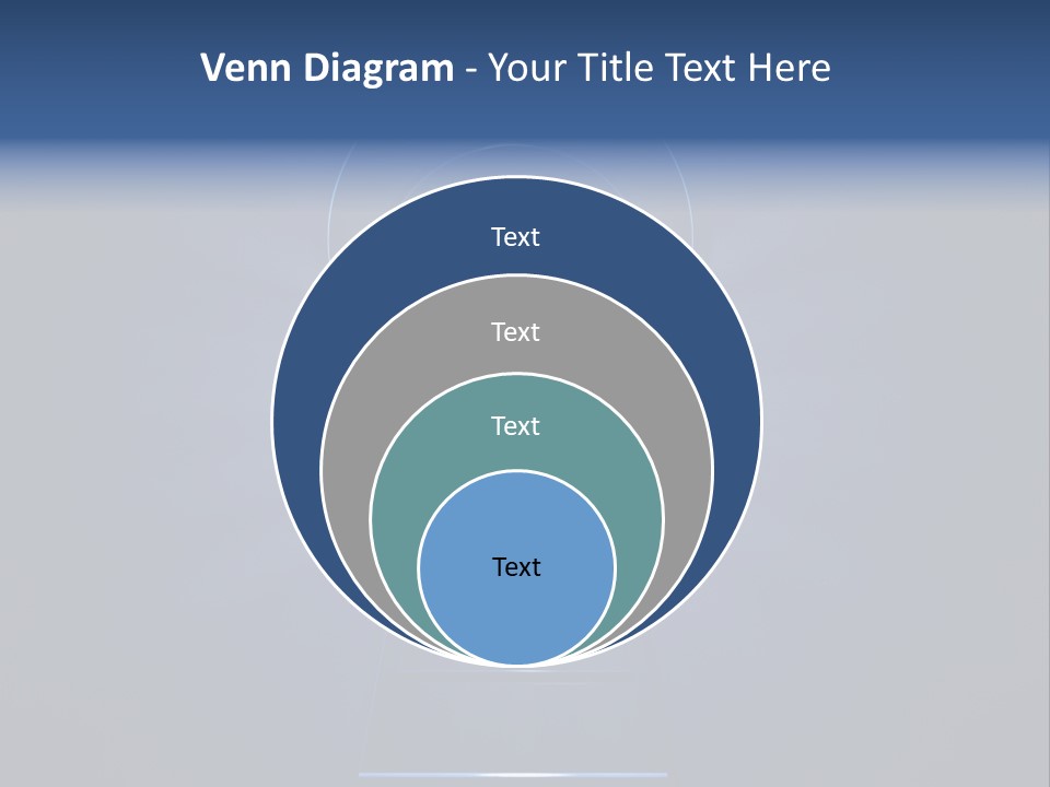 Symbol Blue Security PowerPoint Template