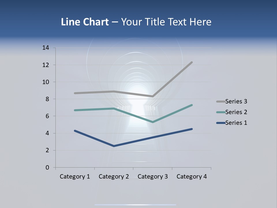 Symbol Blue Security PowerPoint Template
