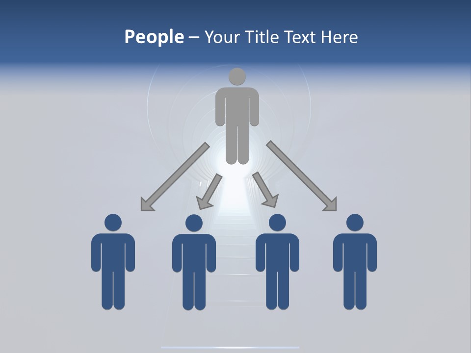 Symbol Blue Security PowerPoint Template