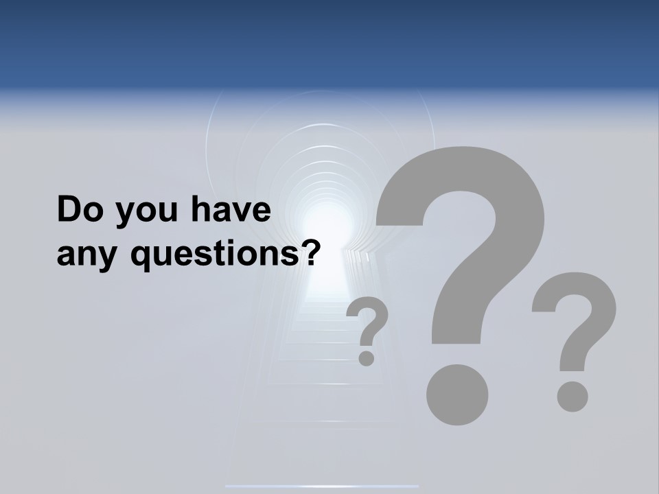 Symbol Blue Security PowerPoint Template