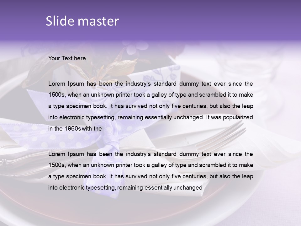 Birthday Maroon Purple PowerPoint Template