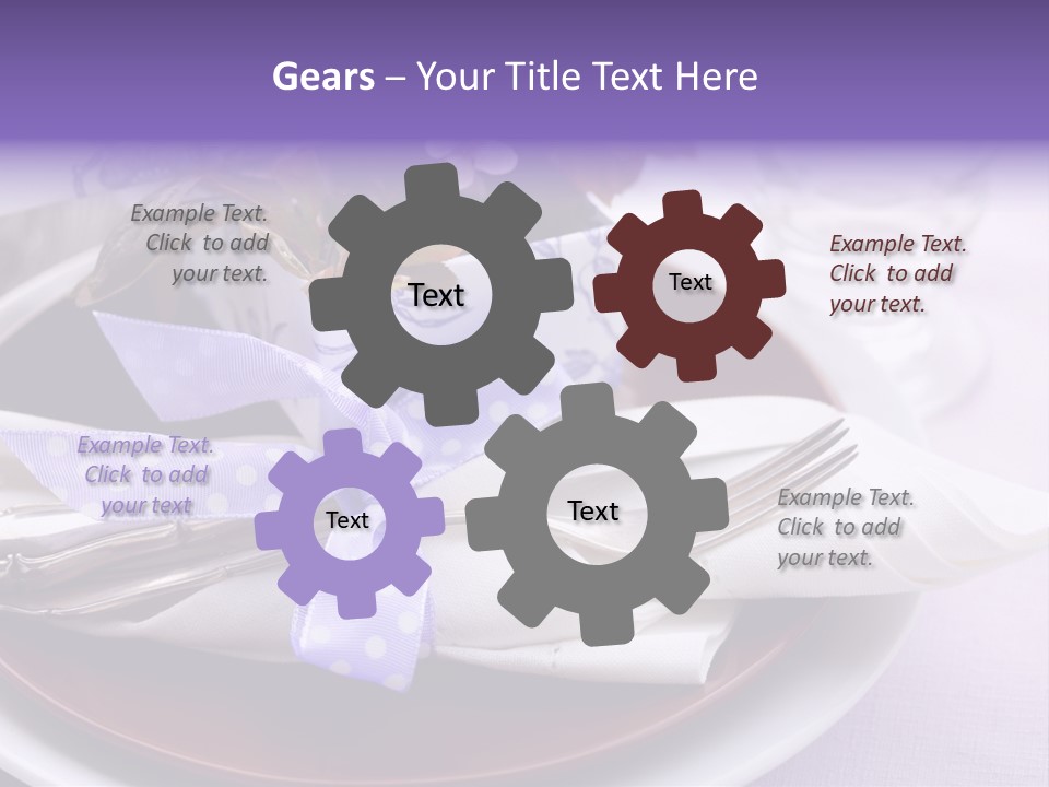 Birthday Maroon Purple PowerPoint Template