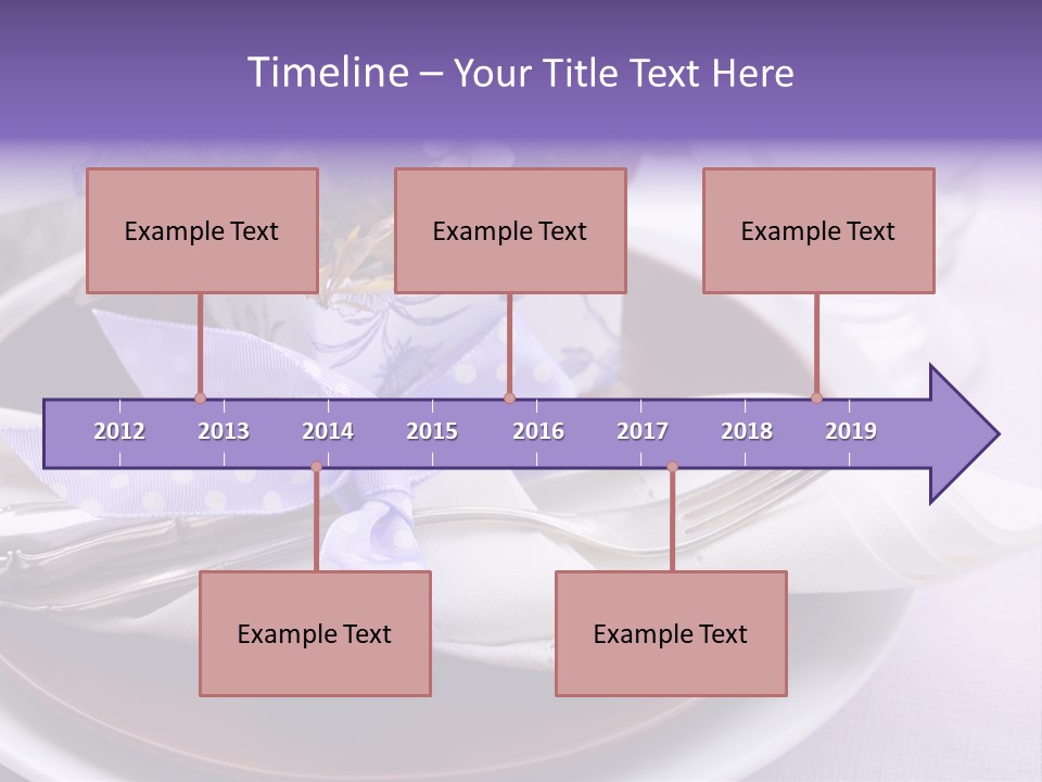 Birthday Maroon Purple PowerPoint Template