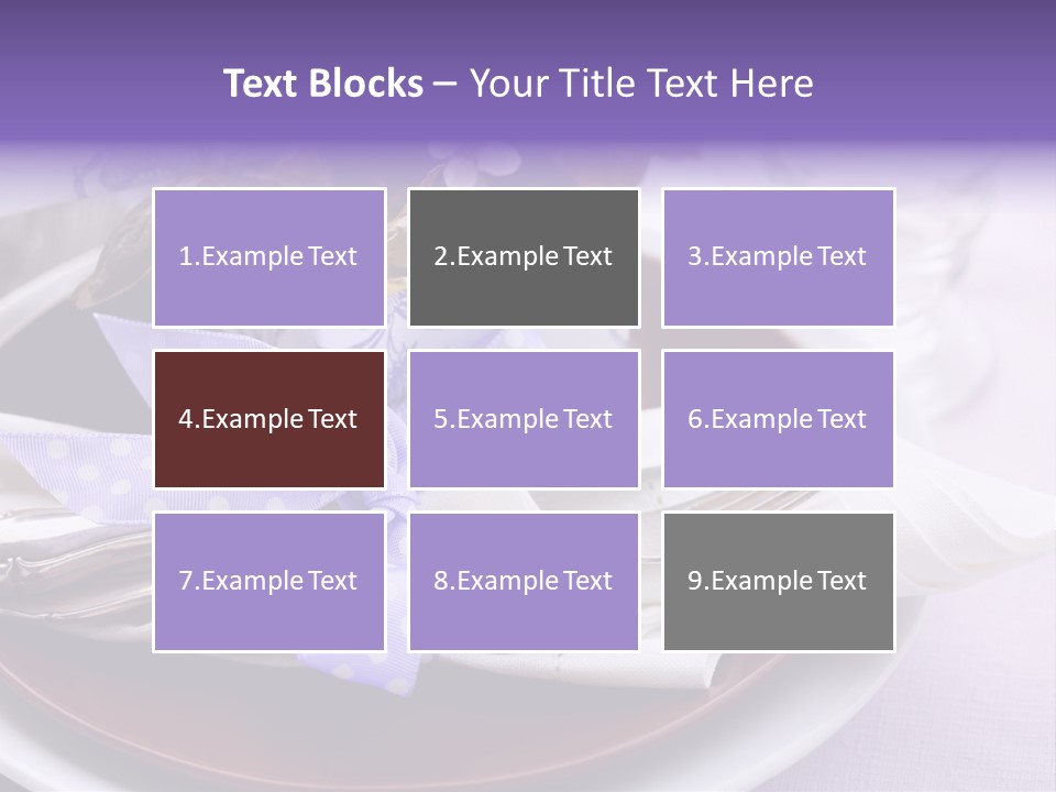 Birthday Maroon Purple PowerPoint Template