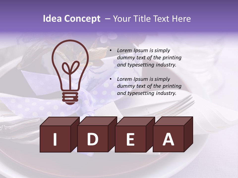 Birthday Maroon Purple PowerPoint Template