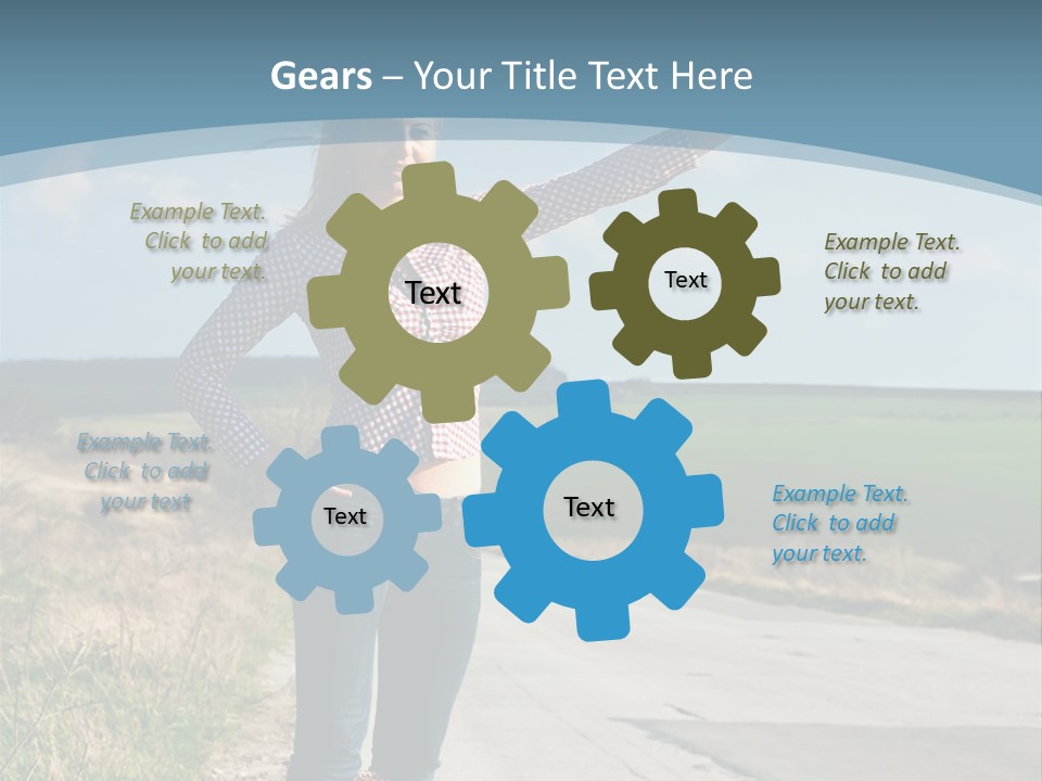 Hand Stop Country PowerPoint Template