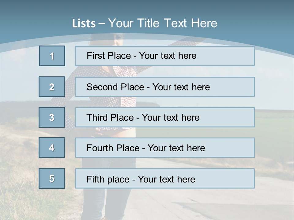 Hand Stop Country PowerPoint Template