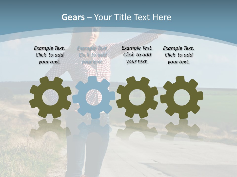 Hand Stop Country PowerPoint Template