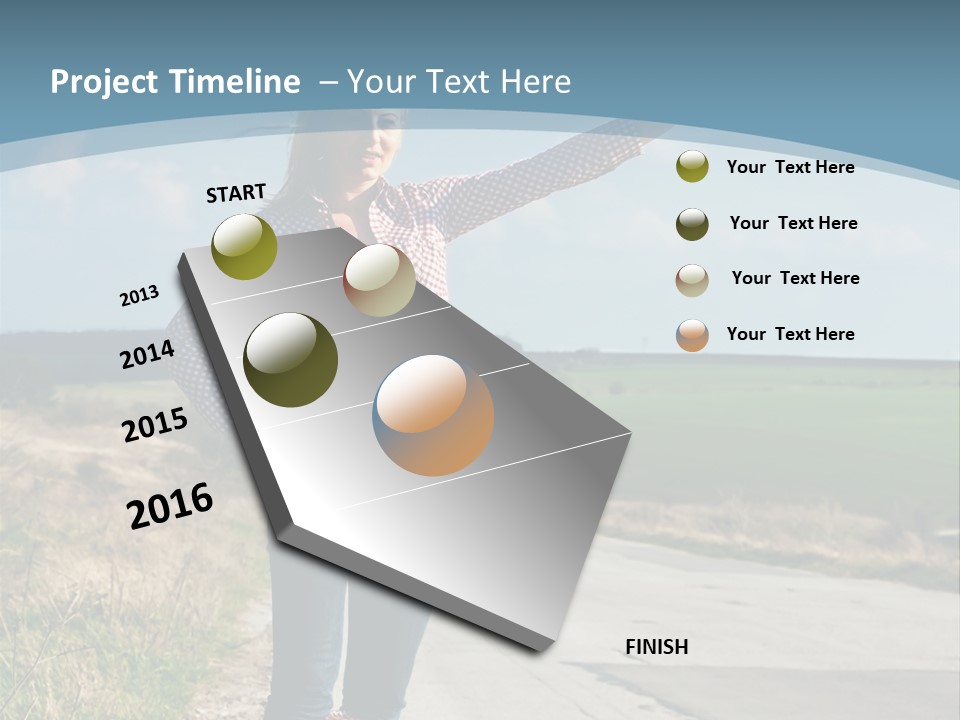 Hand Stop Country PowerPoint Template