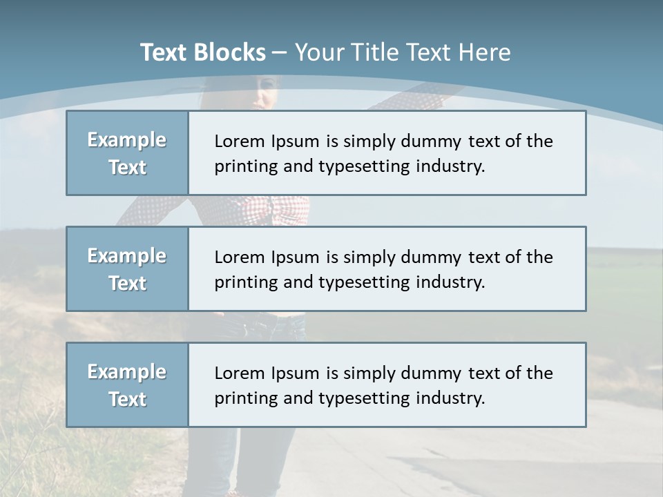 Hand Stop Country PowerPoint Template