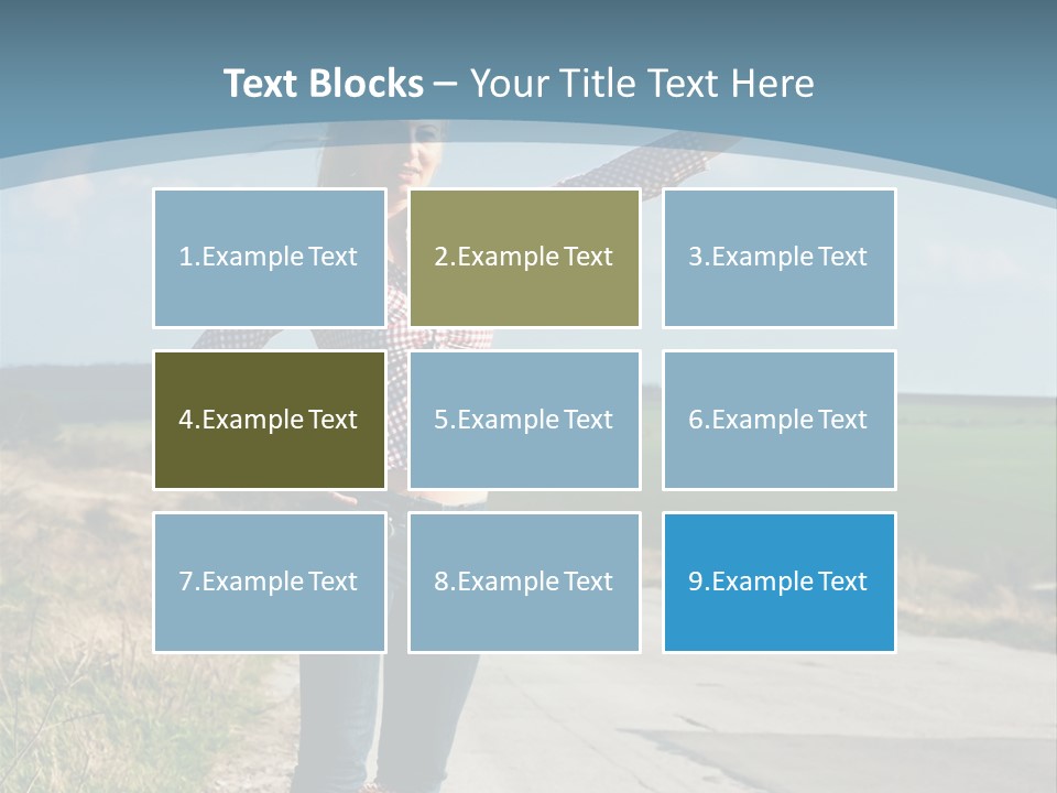 Hand Stop Country PowerPoint Template