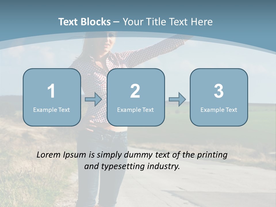 Hand Stop Country PowerPoint Template