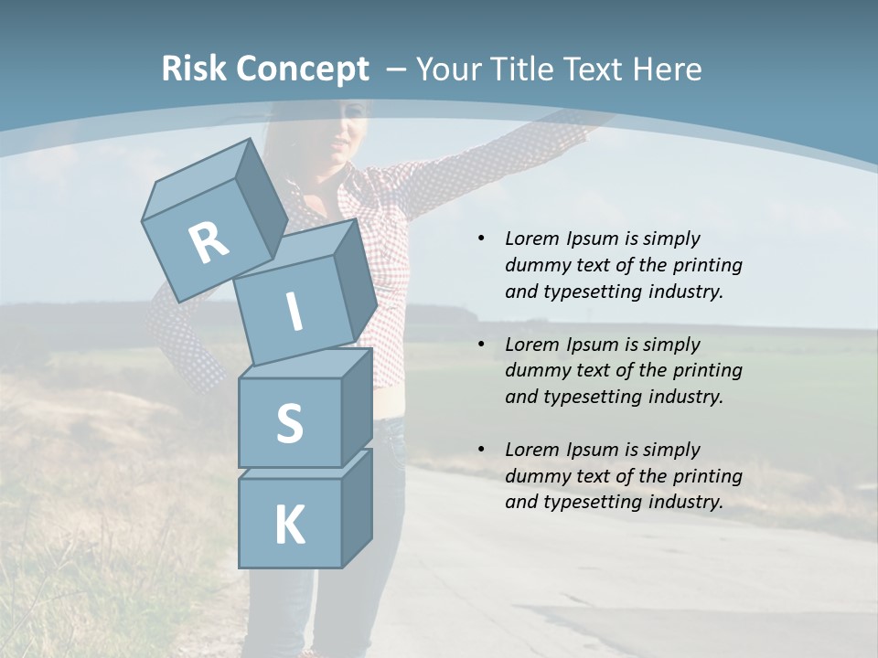 Hand Stop Country PowerPoint Template