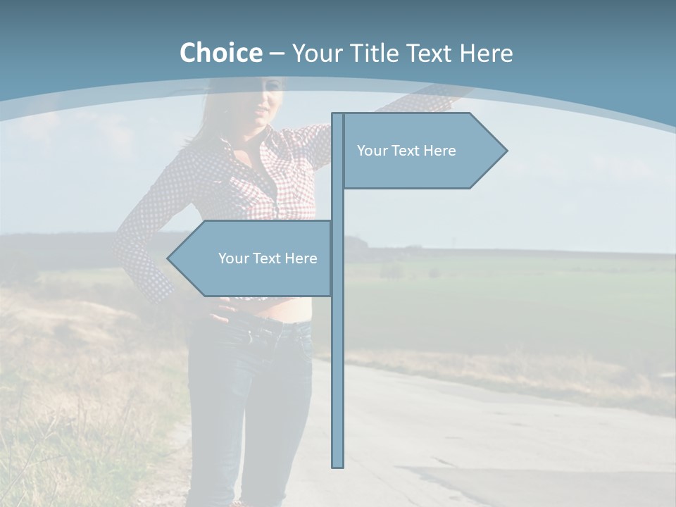 Hand Stop Country PowerPoint Template