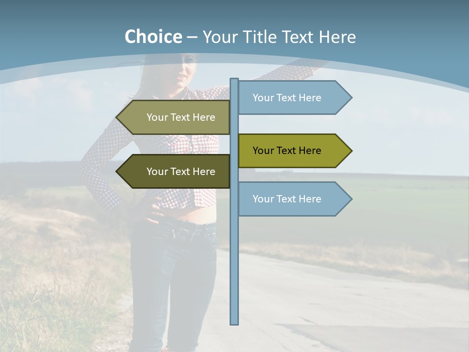 Hand Stop Country PowerPoint Template