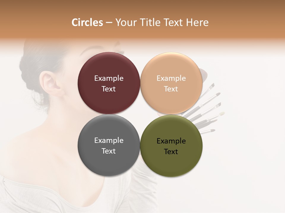 Female Brush  PowerPoint Template