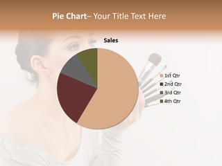 Female Brush  PowerPoint Template