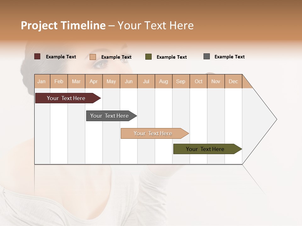 Female Brush  PowerPoint Template